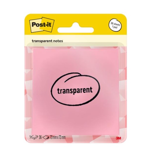 [7100394468] POST-IT TRANSPARENT PAPAYA FIZZ