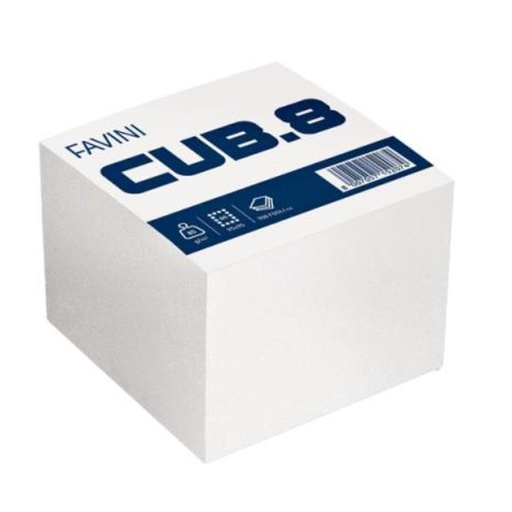 [A450916] CUBOTTO BIANCO 700 FOGLI CM9,5X9,5