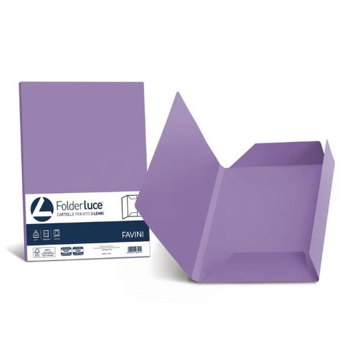 [A50J434] CF25 CARTELLINE  VIOLETTO CM 25X35