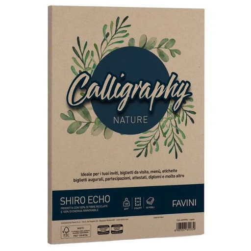 [A69N904] CF50 CALLIGRAPHY SHIRO LEGNO A4