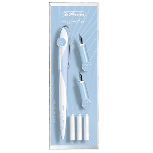 [300003345] SET CALLIGRAFICO NICEWRITER-AZZURRO