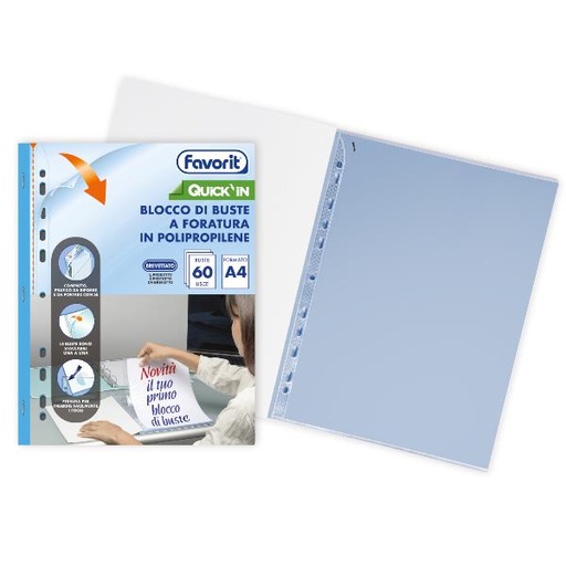 [400205416] QUICK IN  BLOCCO 60 BUSTE FOR LISCE