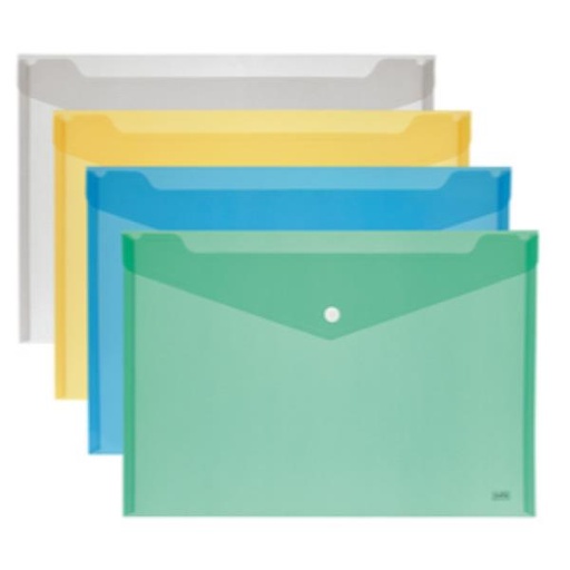 [80194] CF12BUSTA BOTTONE 24X18,5CM COL ASS