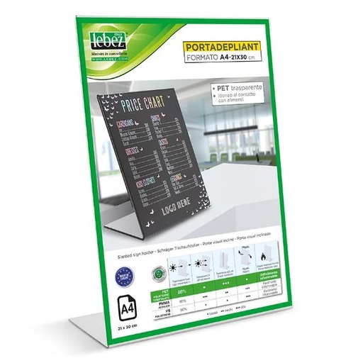 [80985] PORTADEPLIANT PET L 15X21CM
