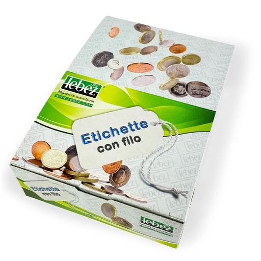 [A386] CF1000 ETICHETTE CON FILO 13X34MM