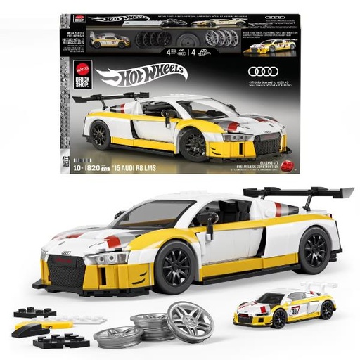 [JFT18] MATTEL BRICK SHOP HW AUDI R8 LMS
