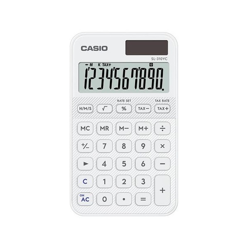 [SL-310YC-WE-WEP] CALCOLATRICI TASCABILI  SL310YC WHT