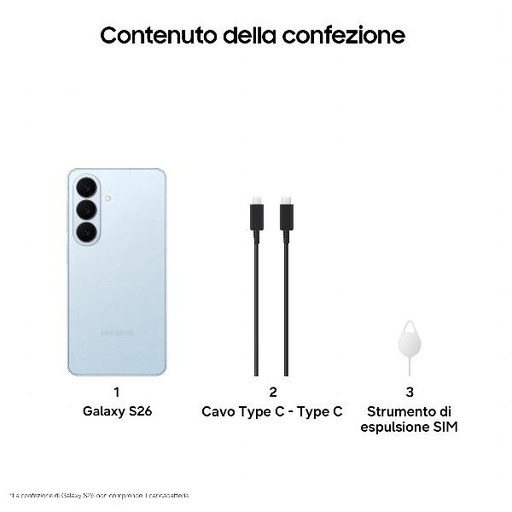 [SM-S942BLBHEUE] GALAXY S26 12+512GB SKYBLUE