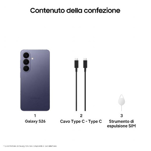 [SM-S942BZVGEUE] GALAXY S26 12+256GB VIOLET