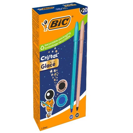 [302535] CF20SFERA BIC CRISTAL GLANCE N/B