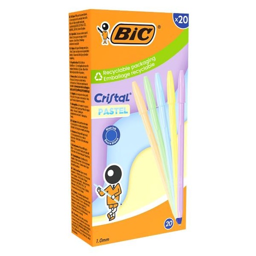 [302550] CF20 SFERA CRISTAL PASTEL BLU 1MM
