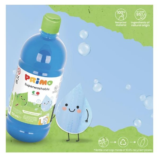 [209TS750630] TEMPERA SUPERWASHABLE 750ML VERDE S