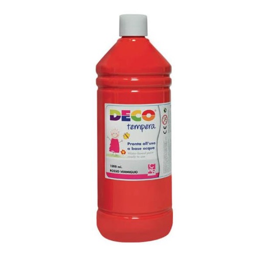 [08808/06] TEMPERA FLACONE 1000ML ROSSO VERM.