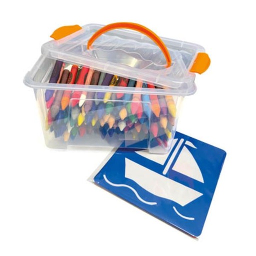 [13344] CF100 PASTELLI A CERA SCHOOLPACK