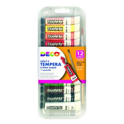 [13369/12] CF12 COLORI A TEMPERA 12ML ASS.