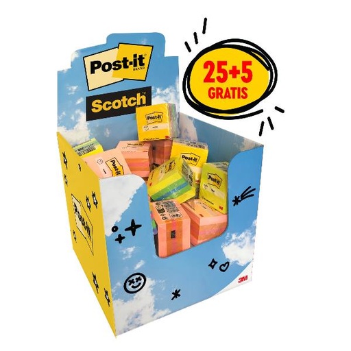 [7100410373] ESP30 POST-IT 51X51 ASSORTITI