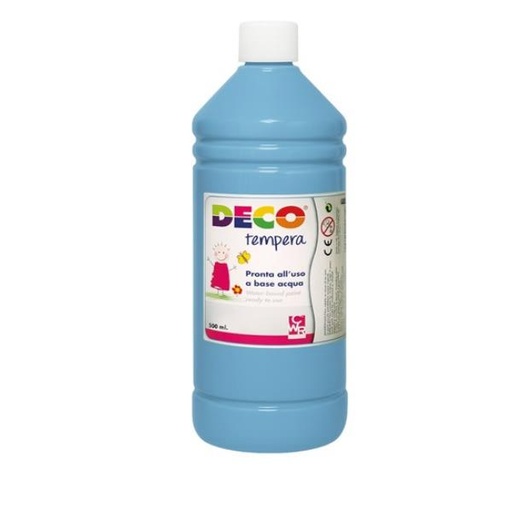 [PF550/53] TEMPERA FLACONE 500ML BLU PASTEL