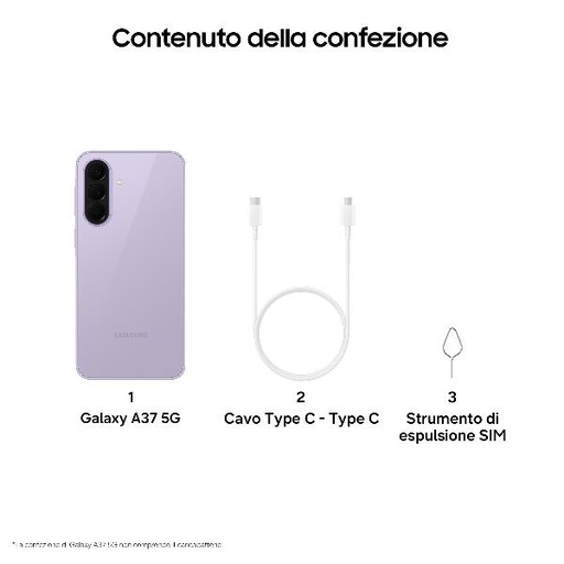 [SM-A376BLVGEUE] GALAXY A37 8+256GB LAVENDER