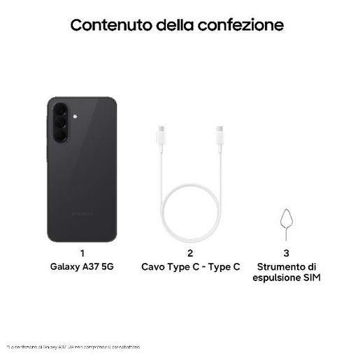 [SM-A376BZABEEE] GALAXY A37 6+128GB CHARC EE