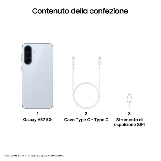 [SM-A576BLBDEUE] GALAXY A57 8+256GB ICYBLUE