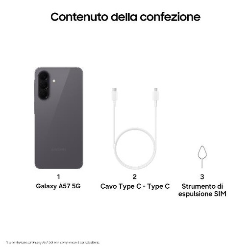 [SM-A576BZABEEE] GALAXY A57 8+128GB GRAY EE