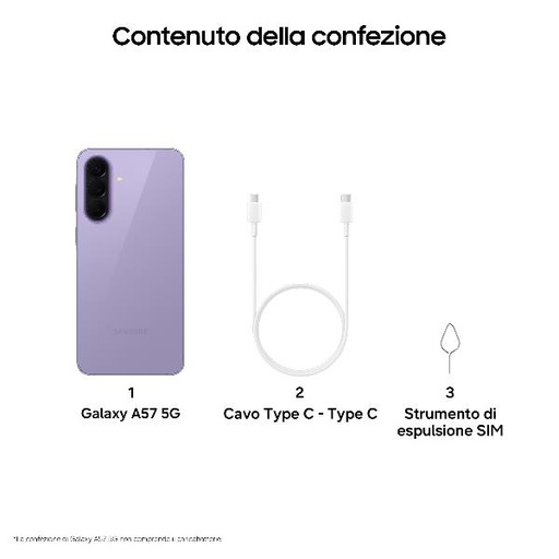[SM-A576BZVDEUE] GALAXY A57 8+256GB LILAC