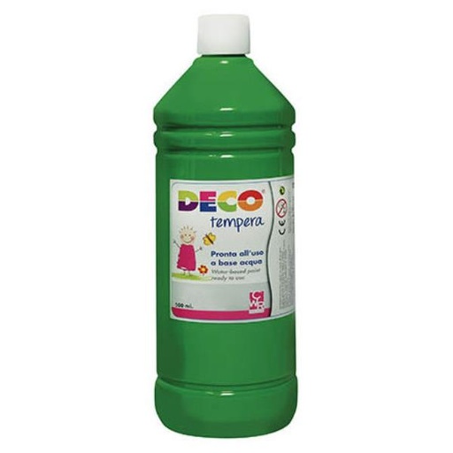 [PF550/14] TEMPERA FLACONE 500ML VERDE