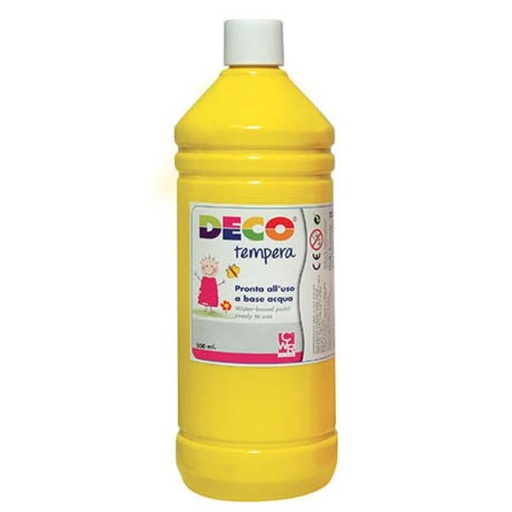 [PF550/26] TEMPERA FLACONE 500ML GIALLO