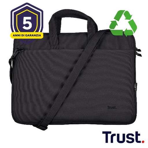 [26207] BOLOGNA LAPTOP BAG 14  BLACK