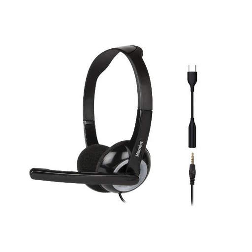 [HHEADMUS-CJ] CUFFIA STEREO USB-C CON MIC E JACK