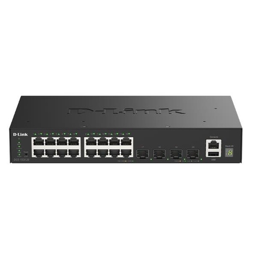 [DGS-1530-20] 16 PORTS GE + 4 PORTS 10G SFP+