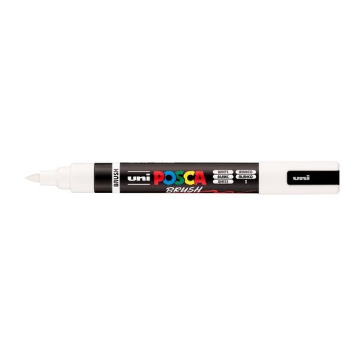 [MPC5BRBI] CF6 POSCA BRUSH BIANCO