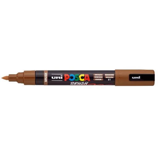 [MPC5BRM] CF6 POSCA BRUSH MARRONE