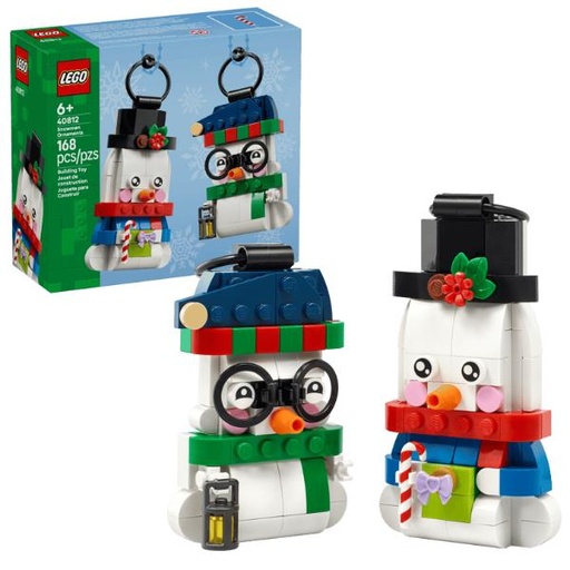 [40812] PUPAZZI DI NEVE ORNAMENTALI