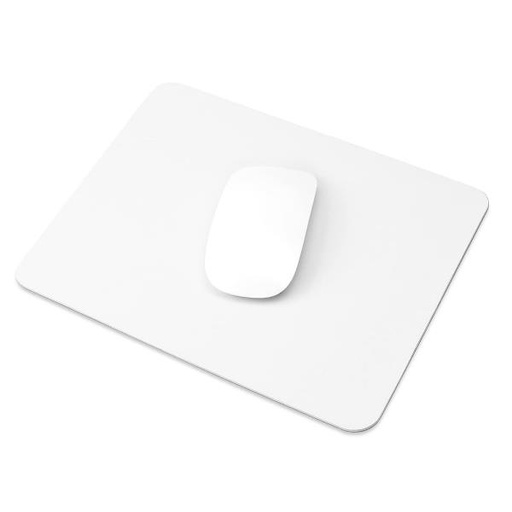 [XMICEPAD-W] MOUSE PAD POLIESTERE BIANCO 23X19