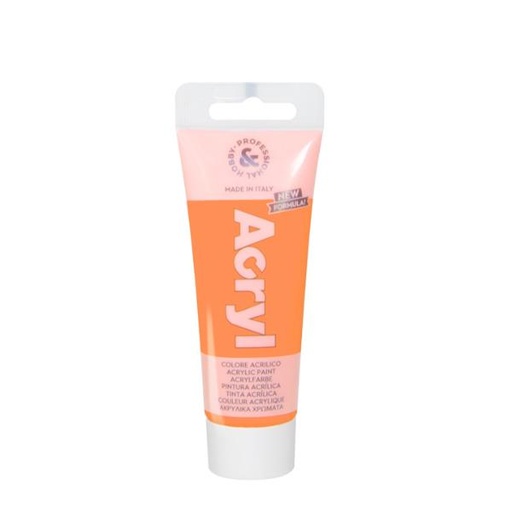 [420TAF75250N] TEMPERA .ACRILICO 75ML ARANCIO FLUO