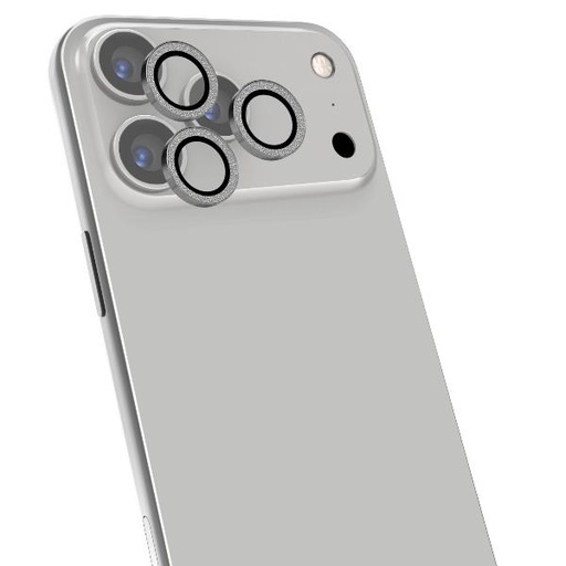 [COLGLICAM1152WH] CAMERALENS GLITTER IPHONE 17 PROMAX