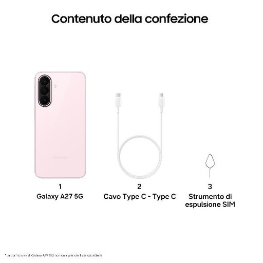 [SM-A276BLIBEUE] GALAXY A27 6+128GB PINK