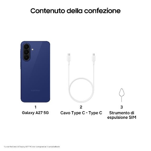 [SM-A276BZBBEUE] GALAXY A27 6+128GB BLUE