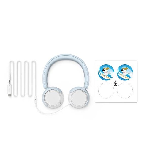 [TAK2000BL/00] CUFFIA ON-EAR CAVO USB-C/3.5 AZZURR