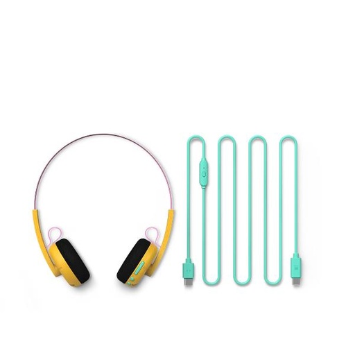 [TAMS1YL/00] CUFFIA ON-EAR WRLS/CAVO R.DUO GIALL