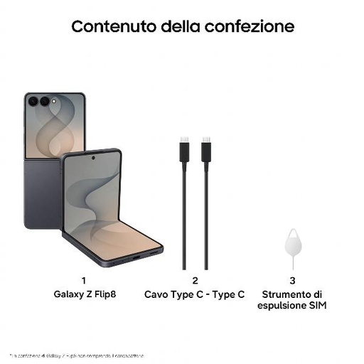 [SM-F776BZKHEUE] GALAXY FLIP8 12+512GB BLACK