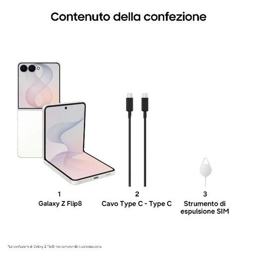 [SM-F776BZWGEUE] GALAXY FLIP8 12+256GB SILVER