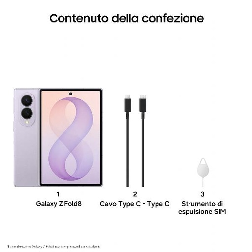[SM-F971BLVCEUE] GALAXY FOLD8 12+512GB LILLA