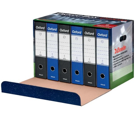 [390785116] CF6 OXFORD BOX CALCIO G85 NERO BLU