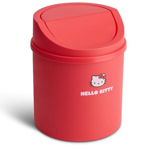 [HKDESKBINRD] HELLO KITTY DESK BIN RED