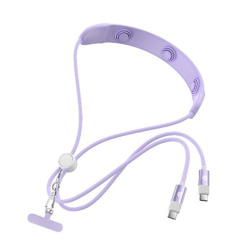 [USBC2MC60WLI] MASSAGE CABLE 60W 1.5M LILAC