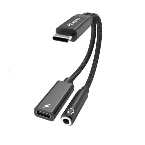 [133470] 2 IN 1 USB-C TO 3.5MM AUDIO ADAPTER