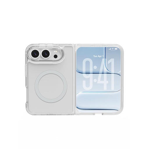 [GELSKINMAG1202S] GELSKIN MAGSAFE IPHONE DUO SILVER