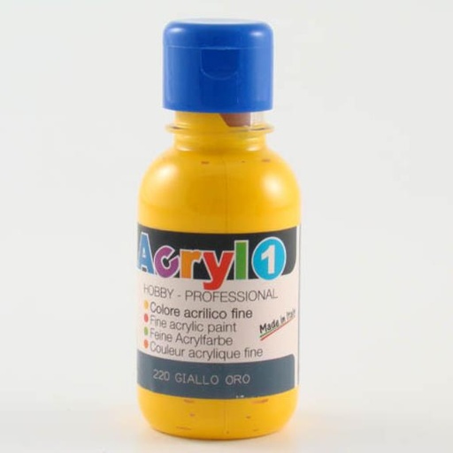 [420TA75220] TEMPERA GIALLO ORO ACRILICA 75ML